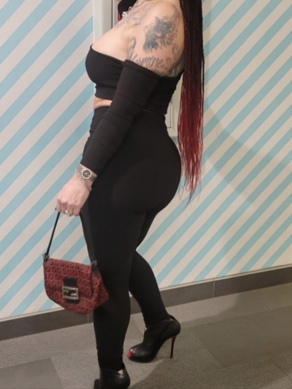 Black High-Waist Stretch Leggings - Women Pants & Jumpsuits